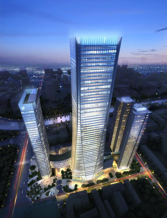 Tianfu In Service Apartement Chengdu Eksteriør bilde