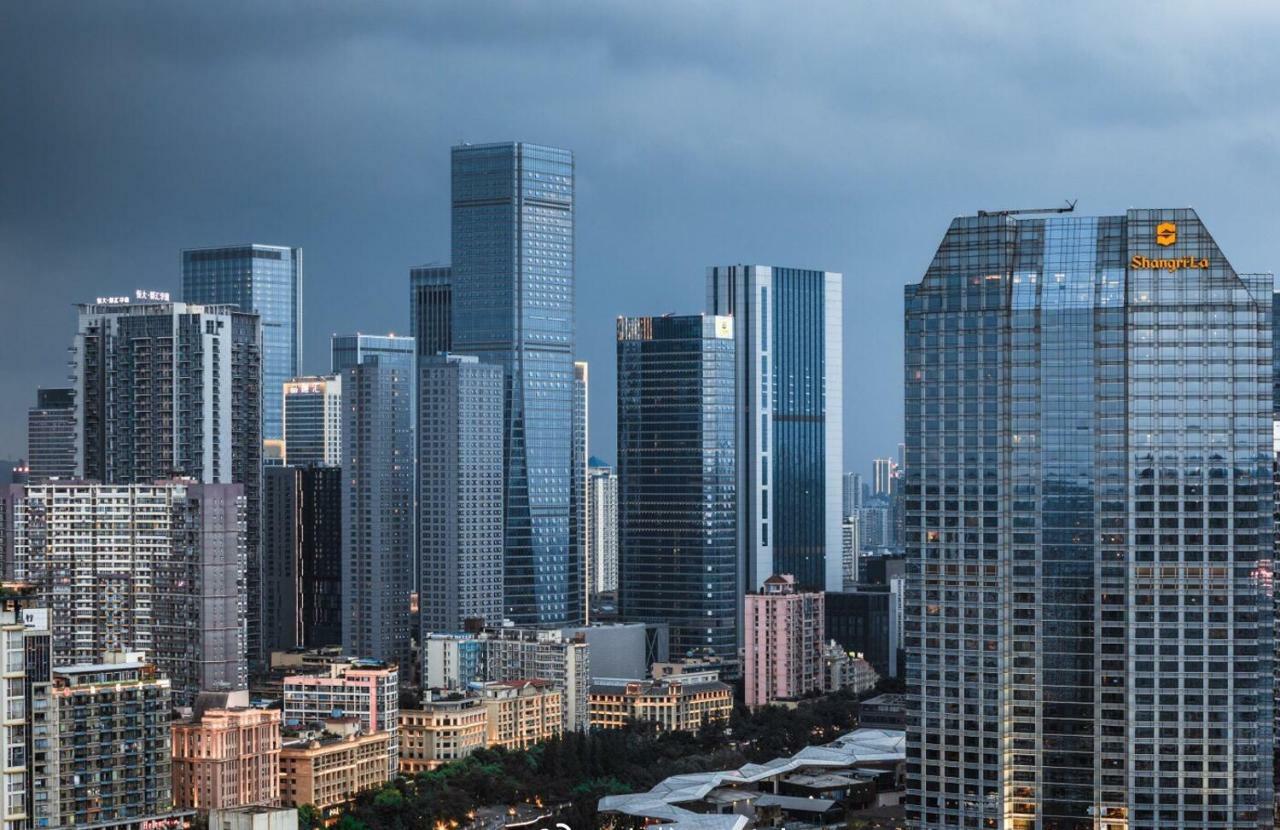 Tianfu In Service Apartement Chengdu Eksteriør bilde